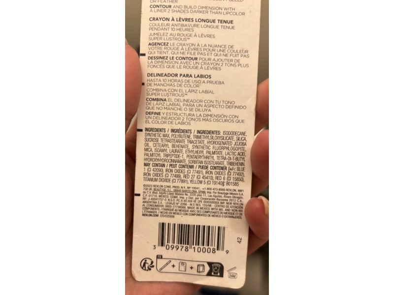 Revlon Colorstay Longwear Lipliner, Chocolate 645, 0.01 oz/0.28 g, Pack Of 3