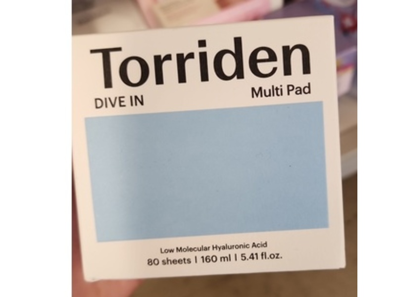 Torriden Low Molecular Hyaluronic Acid Dive In Multi Pad, 5.41 fl oz/160 mL, 80 Count