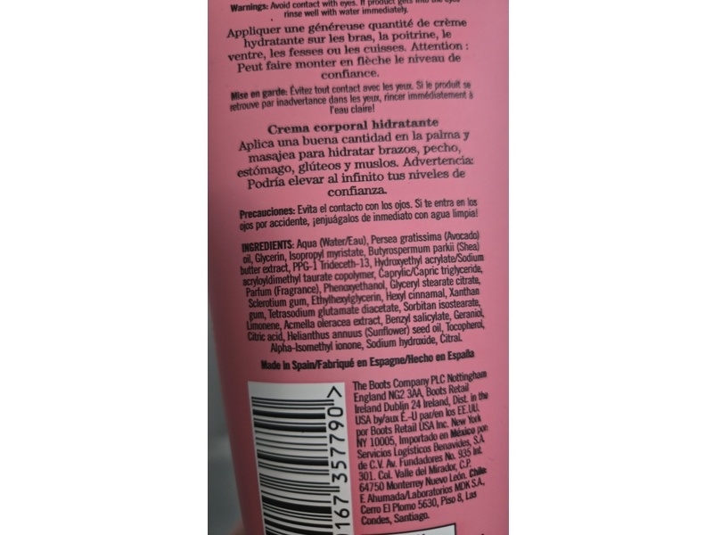 Soap & Glory The Firminator Body Cream, Acmella Oleracea Complex, Shea Butter & Sunflower Seed Oil, 8.4 fl oz/250 mL