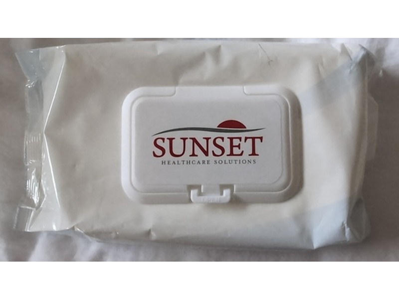 Sunset Healthcare CPAP Cleaning Wipes, Aloe Vera, 64 Count
