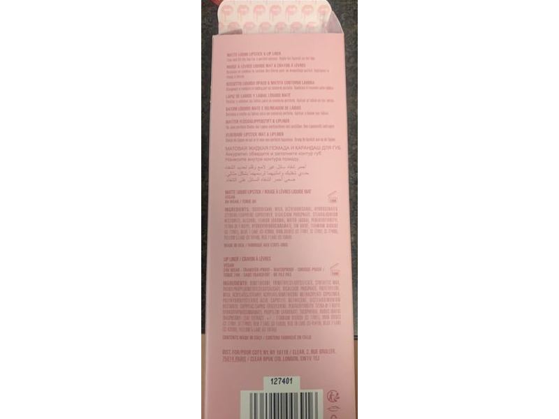 Kylie Jenner Matte Lip Kit, 103 Better Not Pout, 0.10 fl oz/3 mL, 0.039 oz/1.1 g