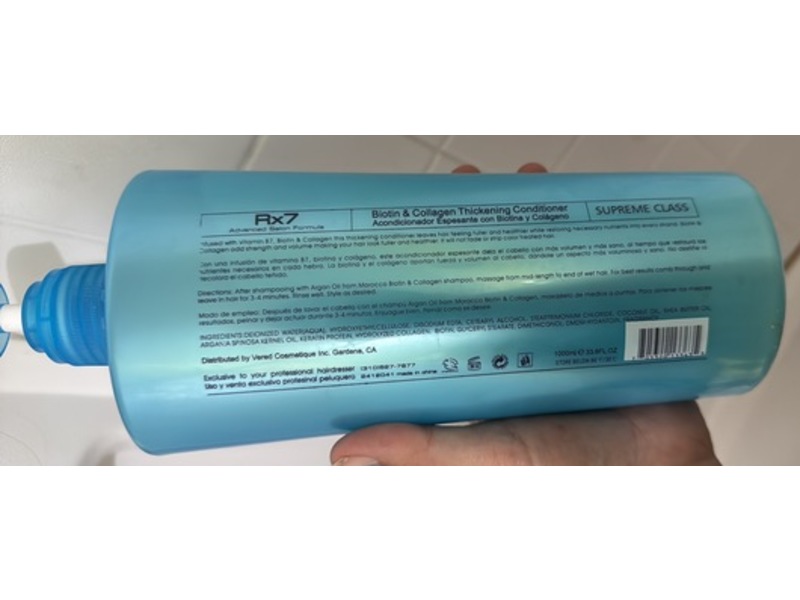 Argan Oil Biotin & Collagen Thickening Conditioner, 33.8 fl oz/1000 mL