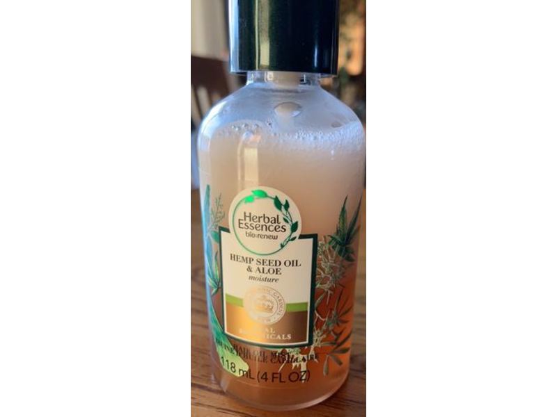 Herbal Essences Bio Renew Hair Oil Mist Moisture, Hemp Seed Oil & Aloe, 4 fl oz/118 mL