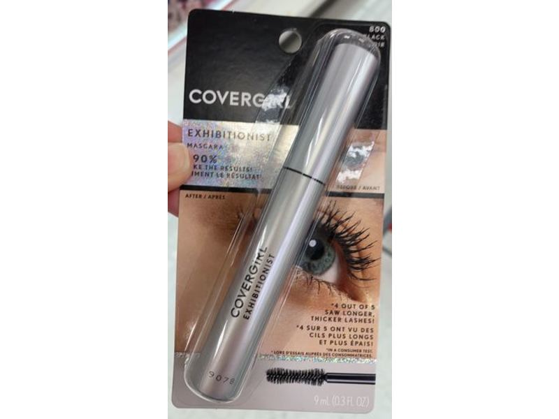 Covergirl Exhibitionist Mascara, 800 Very Black, 0.3 fl oz/9 mL