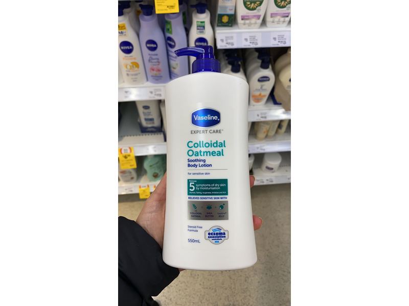 Vaseline Body Lotion, Colloidal Oatmeal, 550 mL