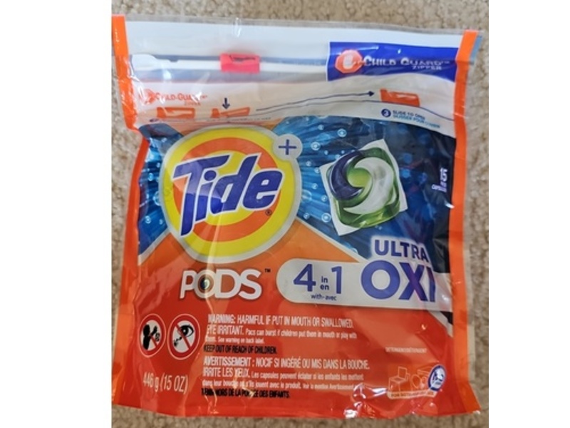 Tide Pods Ultra OXI 4 In 1 Laundry Detergent, 15 oz/446 g, 15 Count