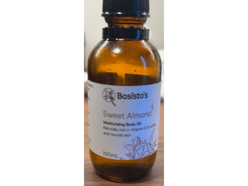 Bosisto's Moisturising Body Oil, Sweet Almond, 100 mL