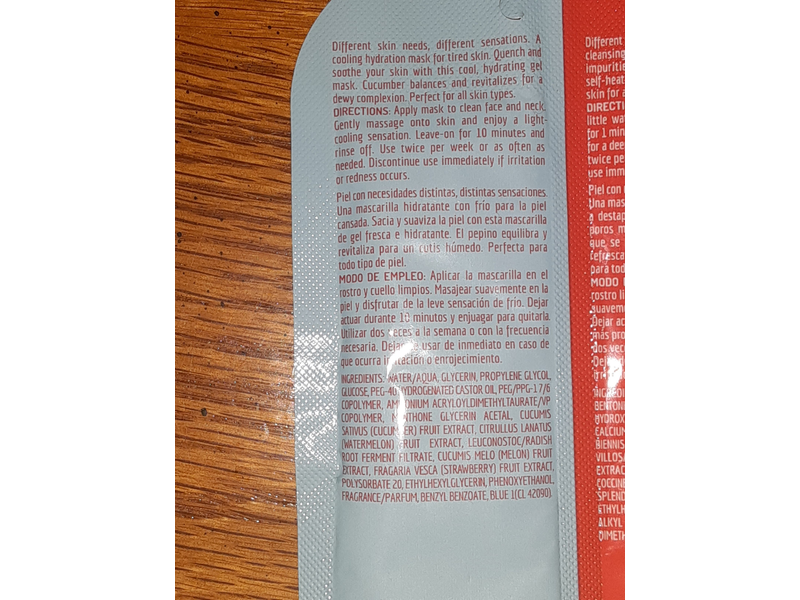 Freeman Hot & Cold Pore Care / Hydrating mask