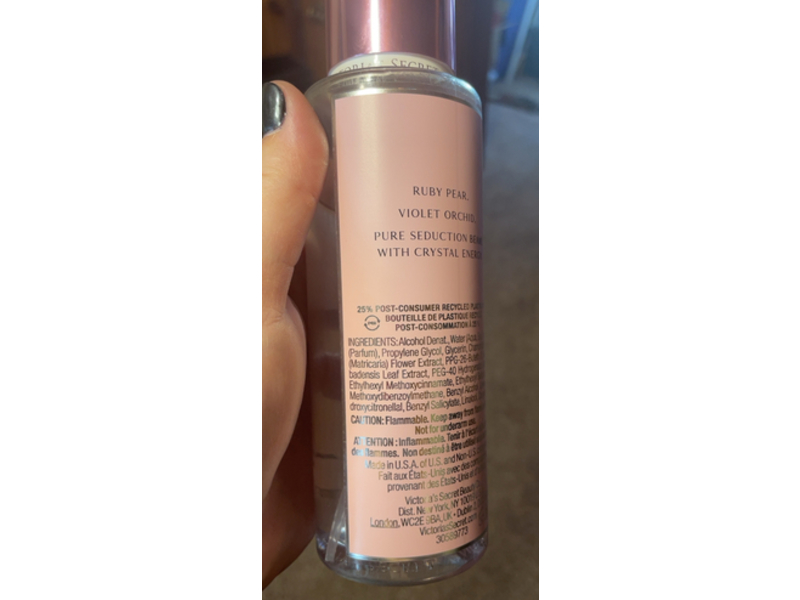 Victoria’s Secret Crystal Body Mist, Pure Seduction, 8.4 fl oz/250 mL