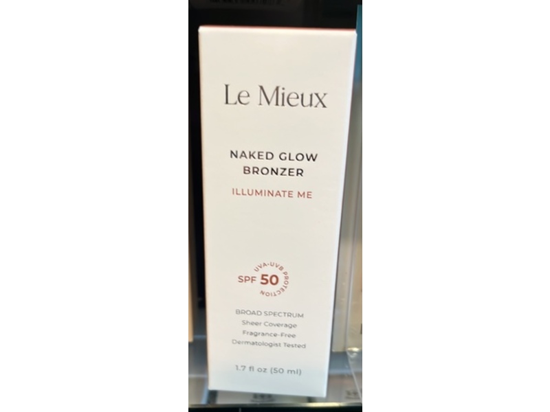 Le Mieux Illuminate Me Naked Glow Bronzer, SPF 50, 1.7 fl oz/50 mL