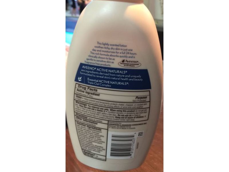 Aveeno Skin Relief Gentle Scent Lotion, Nourishing Coconut, 12 fl oz/354 mL