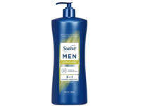 Suave Men Daily Clean Citrus Rush 3-In-1 Shampoo + Conditioner + Body Wash, Citrus & Sandalwood, 28 fl oz/828 mL - thumbnail 1