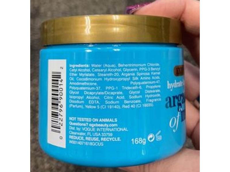 Ogx Argan Oil Of Morocco Hydrate & Repair Hair Mask 6 oz/168 g