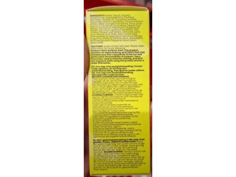 Facefacts Resurfacing Skin Smoother, One Step Mini Facial, 1.69 fl oz/50 mL