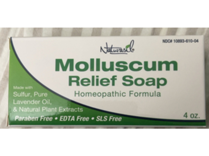 Naturasil Molluscum Relief Soap, Lavender Oil, Natural Plant Extract, 4 oz