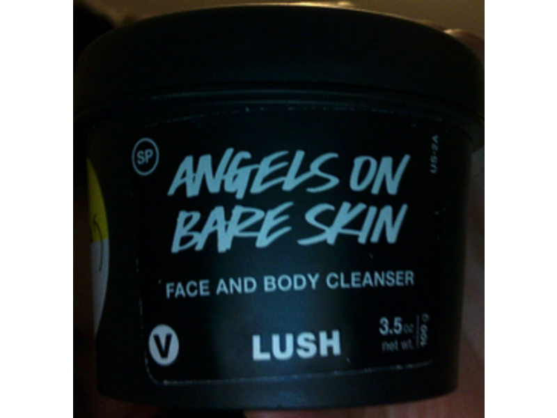 Lush Angels On Bare Skin Face And Body Cleanser, 3.5 oz/100 g