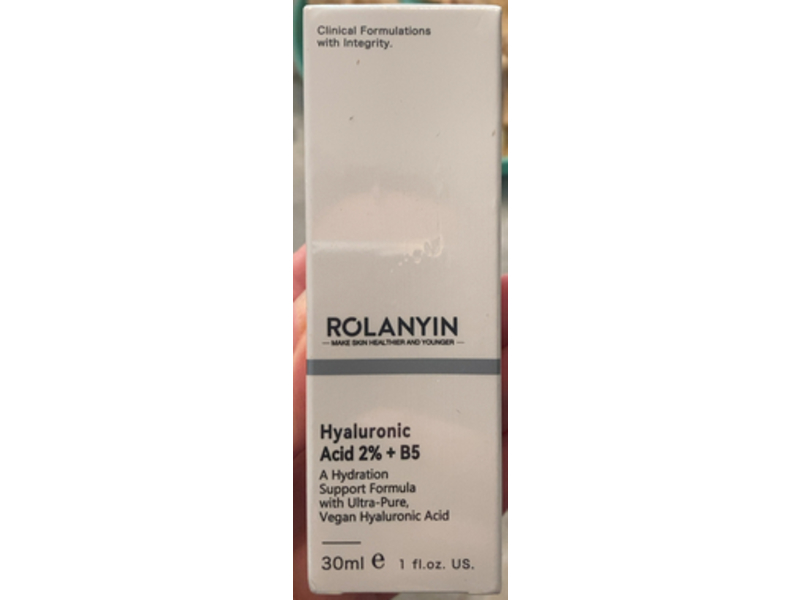 Rolanyin Hyaluronic Acid 2% + B5, 1 fl oz/30 mL