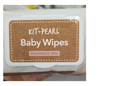 Kit + Pearl Baby Wipes, 120 Count