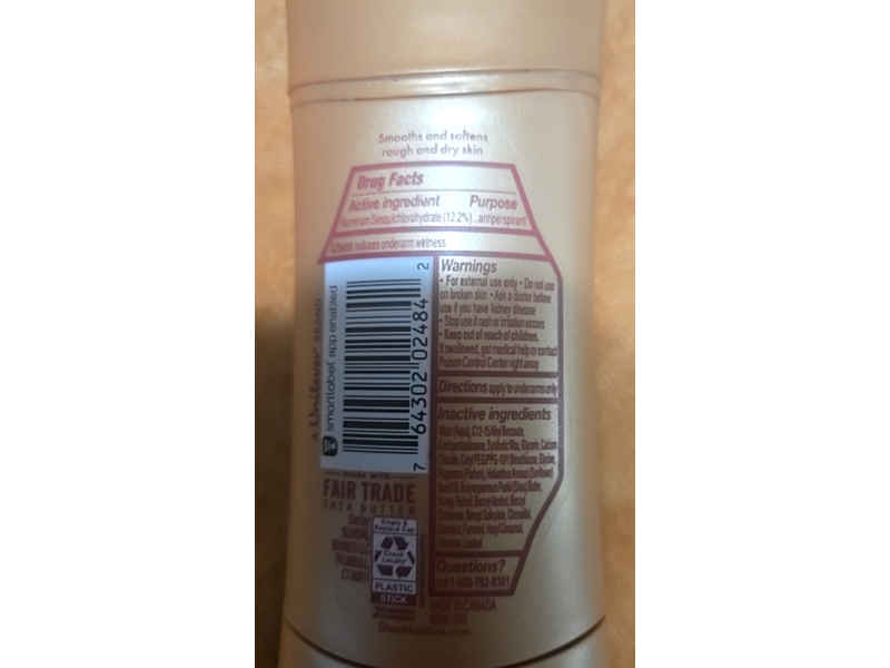 Shea Moisture Smoothing Antiperspirant Deodorant, Manuka Honey & Retinol, 2.6 oz/74 g, Pack Of 2
