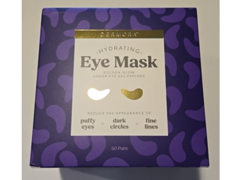 Dermora Hydrating Eye Mask, 50 Count