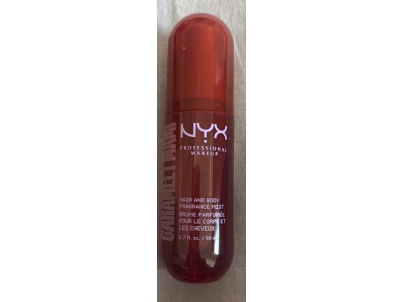 Nyx Professional Makeup Hair And Body Fragrance Mist, Caramelt Mami, 2.7 fl oz/80 mL