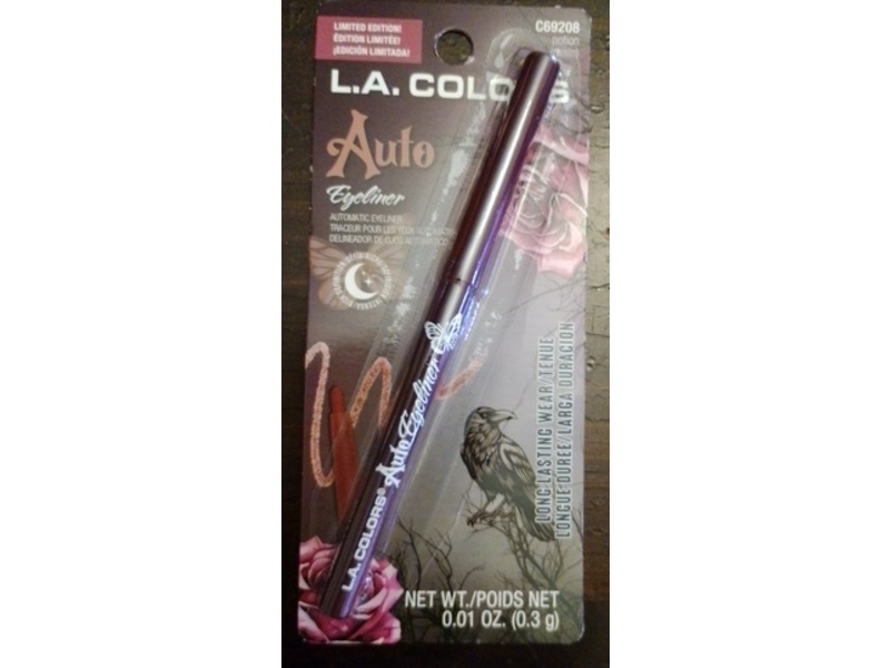 L.A. Colors Auto Eyeliner, Potion Raisin, 0.01 oz/0.3 g