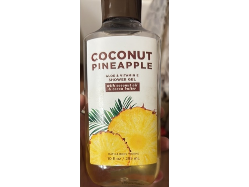 Bath & Body Works Shower Gel, Coconut Pineapple, 10 fl oz/295 mL