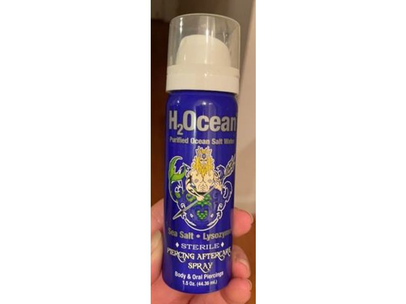 H2Ocean Sterile Piercing Aftercare Spray, 1.5 oz/44.36 mL