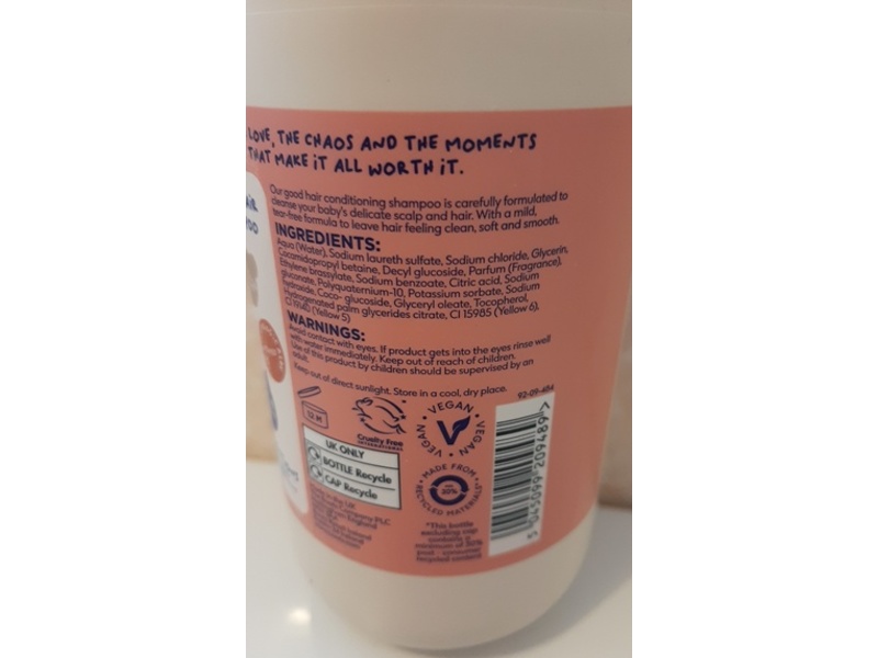 Boots Little + Loved Good Hair Shampoo, Chamomile Cotton, 500 mL