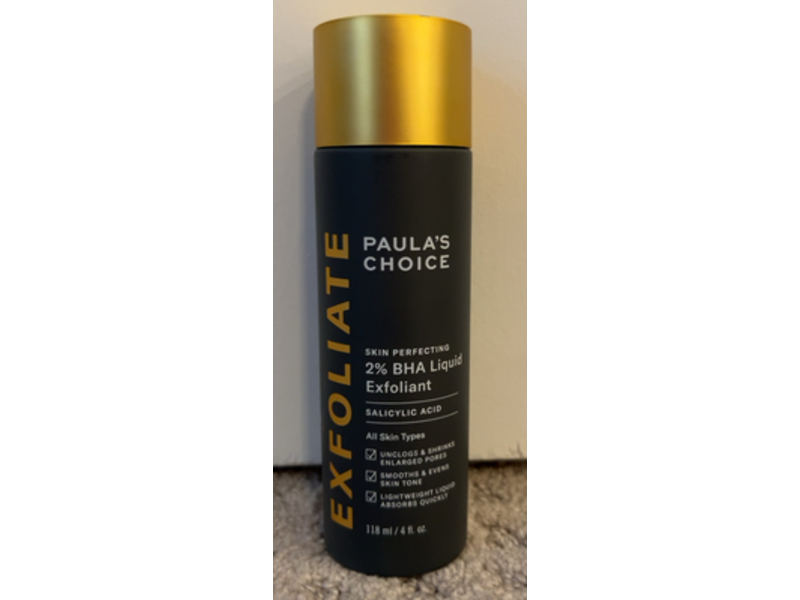 Paula's Choice Skin Perfecting 2% BHA Liquid Exfoliant, Salicylic Acid, 4 fl oz/118 mL