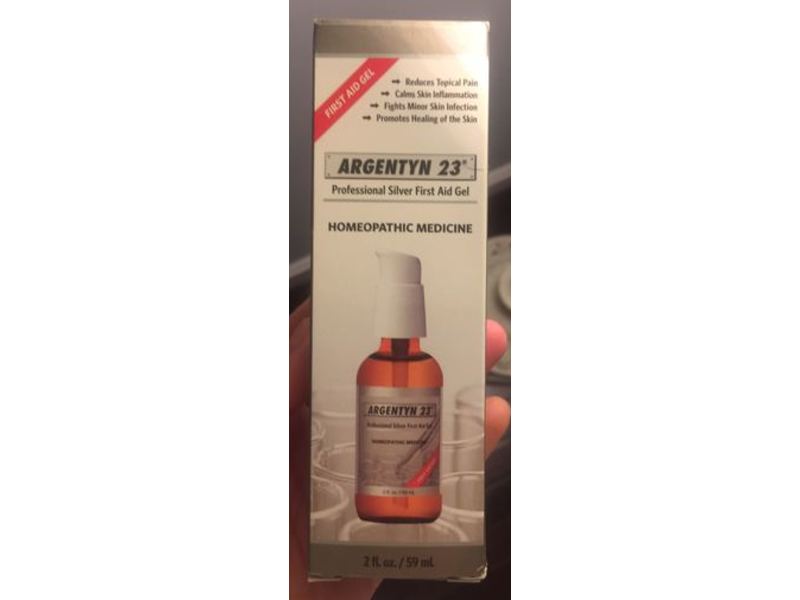 Argentyn 23 Homeopathic Medicine Professional Silver First Aid Gel, 2 fl oz/59 mL