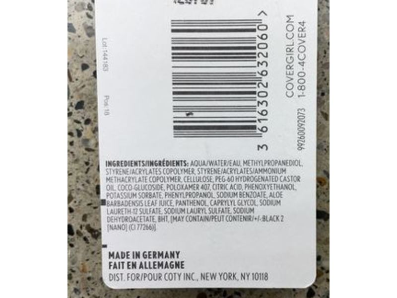 Covergirl Exhibitionist Lash Enhancing Liquid Eyeliner, 100 Matte Black, 0.03 fl oz/1 mL