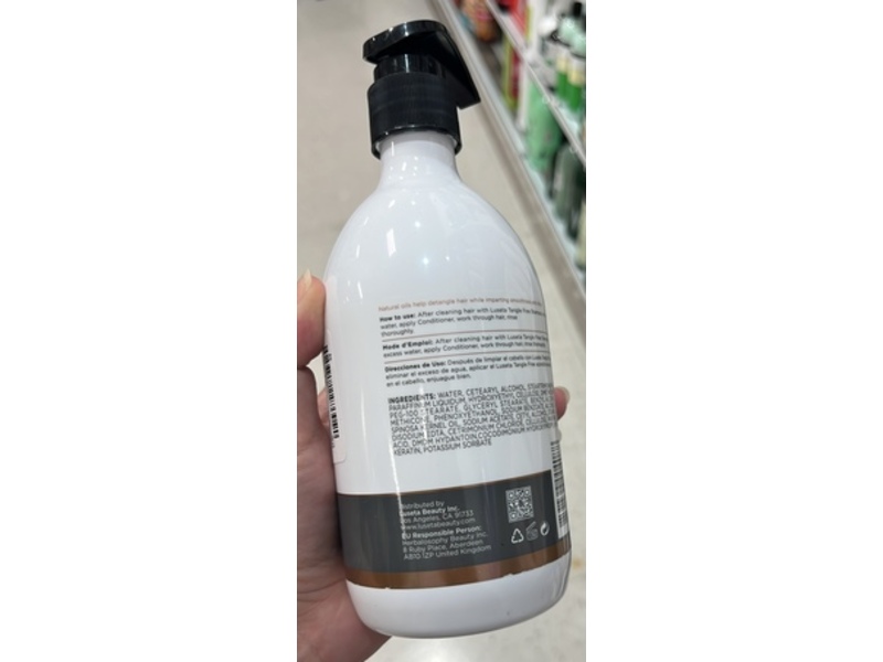 Lueseta Tangle Free Conditioner, Argan Oil, 16.9 fl oz/500 mL