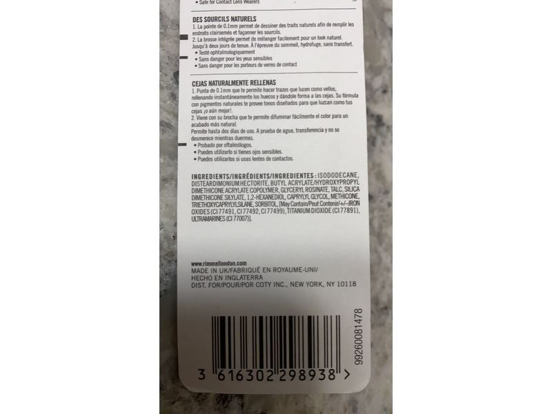 Rimmel London Wonder' Last Brow Tint, 003 Medium Brown,