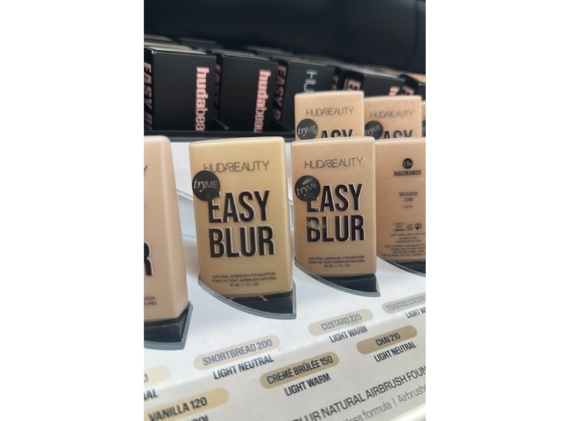 Huda Beauty Easy Blur Air Brush Foundation, 210B Chai, 1 fl oz/30 mL