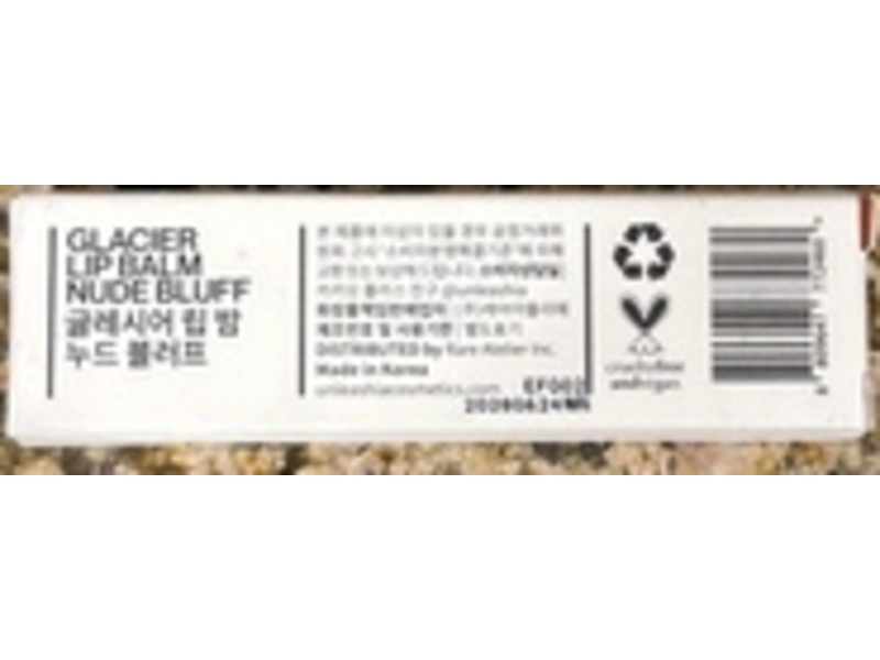 Unleashia Glacier Vegan Lip Balm, No.3 Nude Bluff, 3.3 g