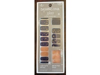 Dashing Diva Gloss Ultra Shine Gel Nail Strips, Starry Night, 32 Count - thumbnail 1