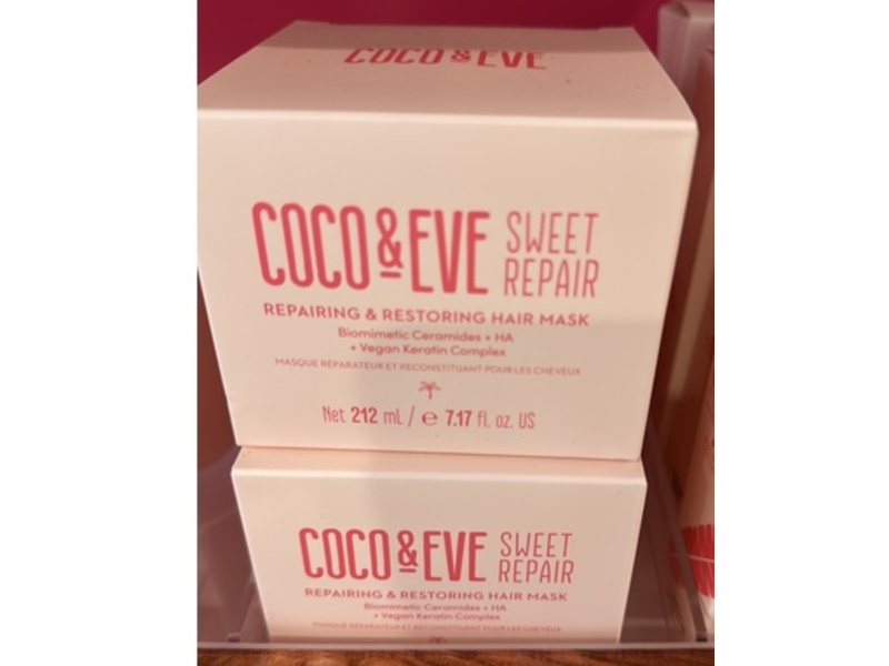 Coco & Eve Sweet Repair Repairing & Restoring Hair Mask, 7.17 fl oz/212 mL