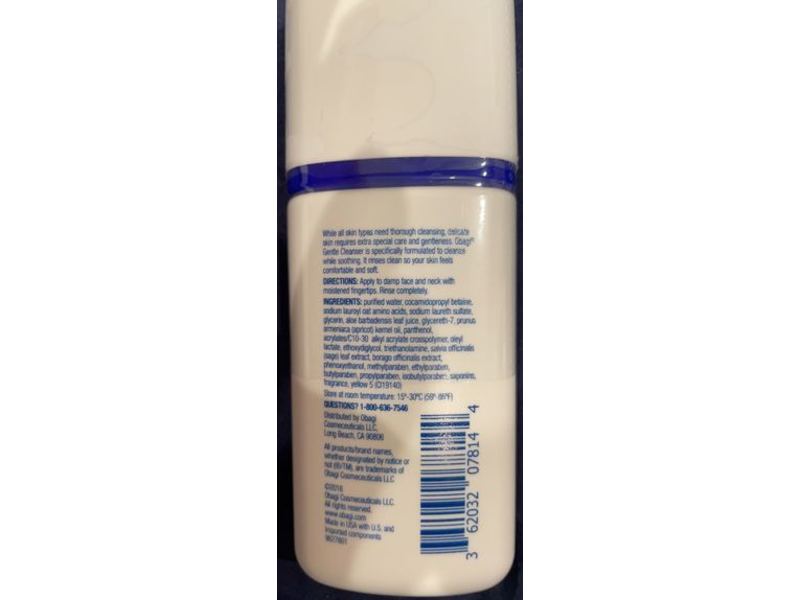 Obagi Nu-Derm Gentle Cleanser,1, 2 fl oz/60 mL