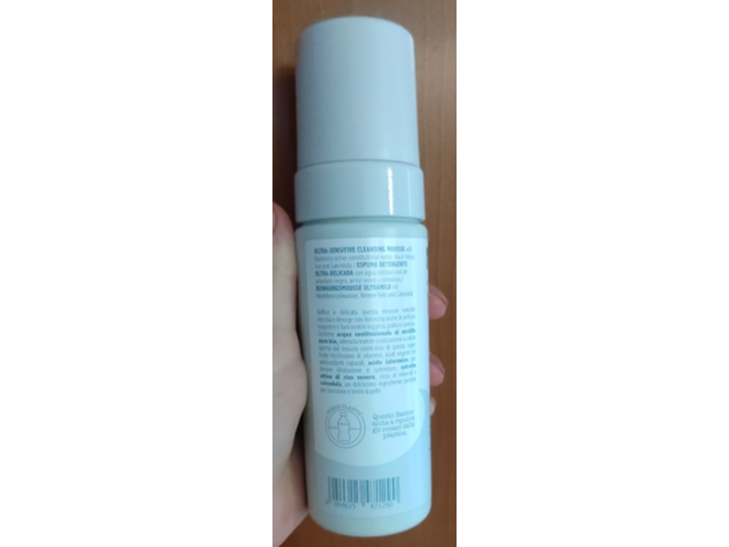 laSaponaria Mirtilla Ultra Sensitive Cleanser Mousse, 150 mL