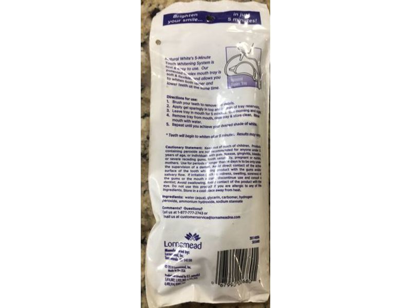 Natural White 5 Minute Tooth Whitening System