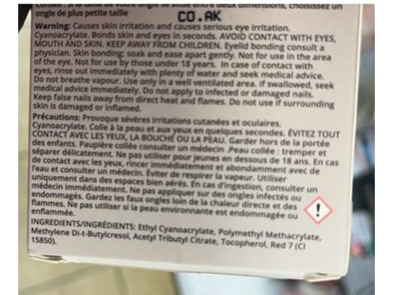 Helios Nail System Gel Effect Artificial Nails, 0.06 fl oz/1.8 ml, 24 Count