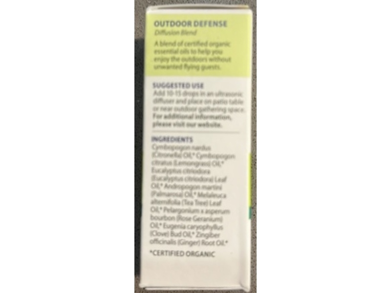 Pranarom Aromashield Outdoor Defense Blend, 0.5 fl oz/15 mL