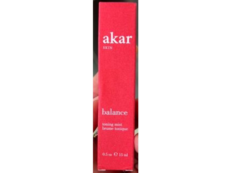 Akar Skin Balance Toning Mist, 0.5 oz/15 mL