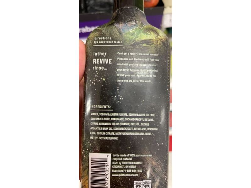 Quiet & Roar Body Wash, Pineapple & Kiwi, 16 fl oz/473 mL