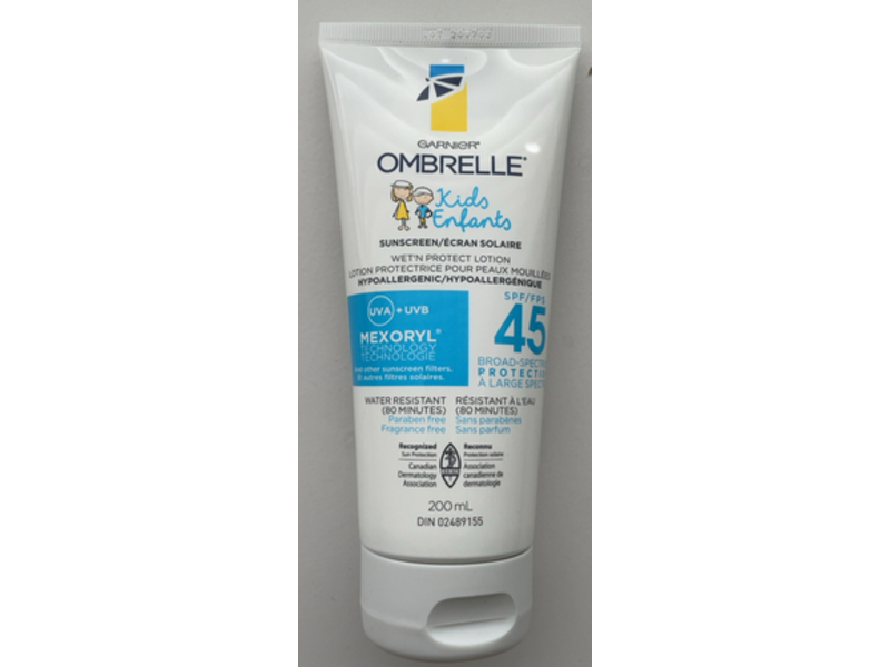 Garnier Ombrelle Sunscreen, SPF 45, 200 mL
