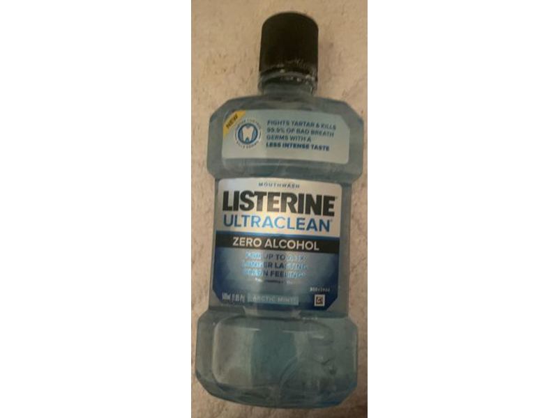 Listerine Ultraclean Mouthwash, Arctic Mint, 500 mL