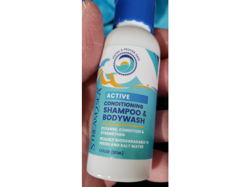 Stream2Sea Active Conditioning Shampoo & Bodywash, 1.7 fl oz/50 mL