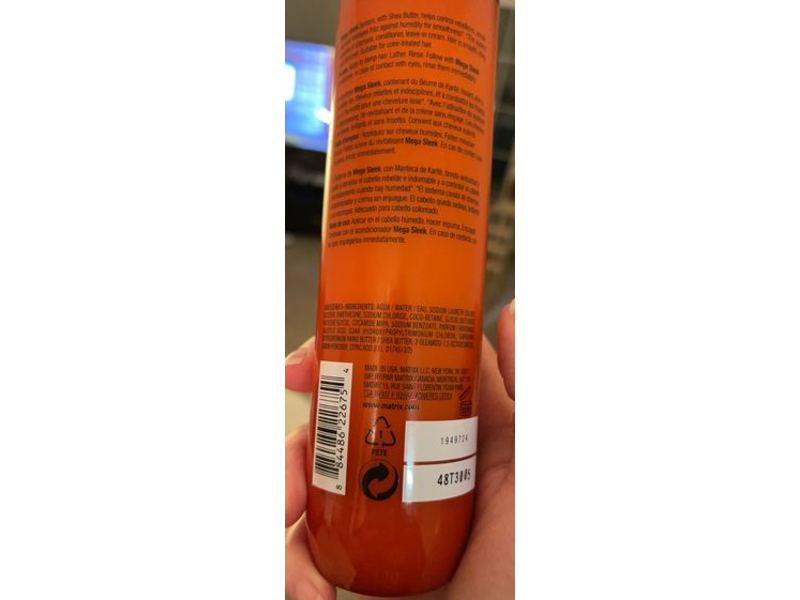 Matrix Total Results Mega Sleek Shampoo, Shea Butter, 10.1 fl oz/300 mL