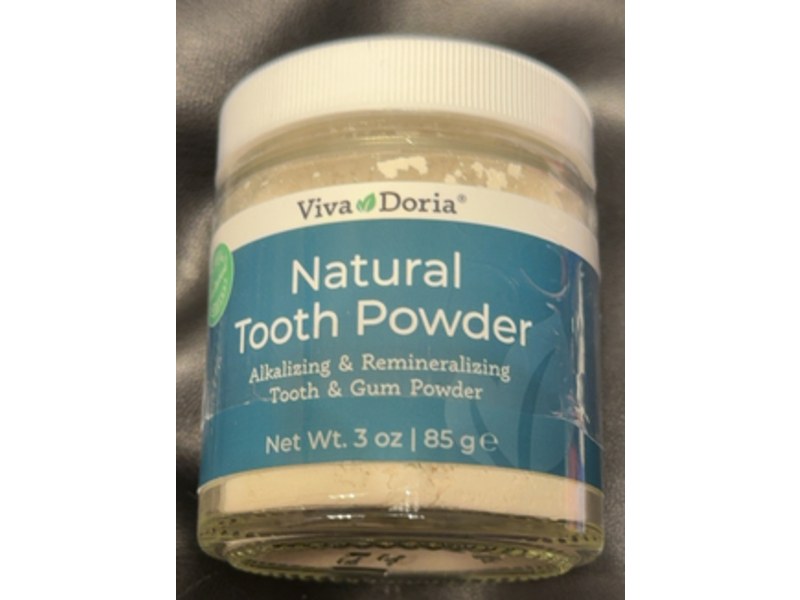 Viva Doria Natural Tooth & Gum Powder, 3 oz/85 g